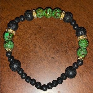 Lava bead bracelet